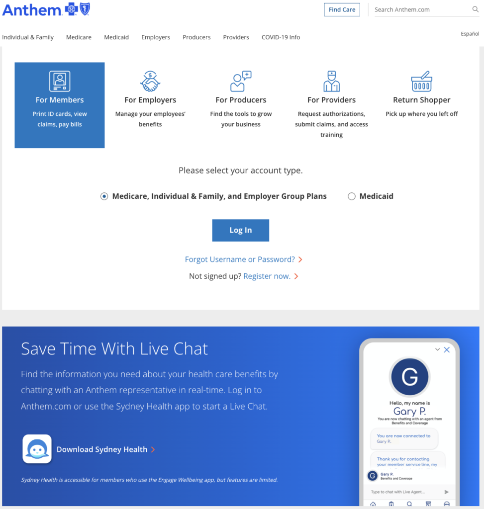 Myhealthplanaccount.Com Anthem